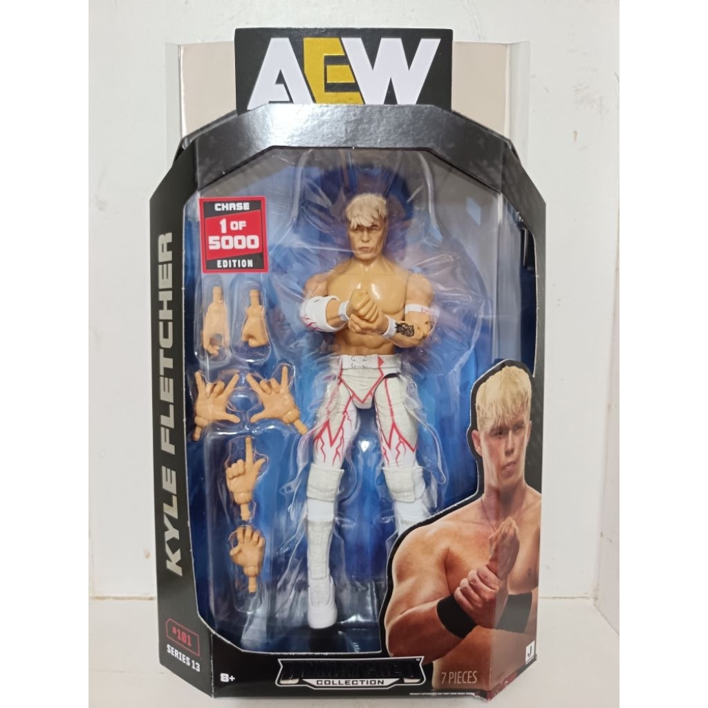 Jazwares AEW Unmatched Series 13 Kyle Fletcher Chase Variant 1 of 5000 Wrestling Action Figure