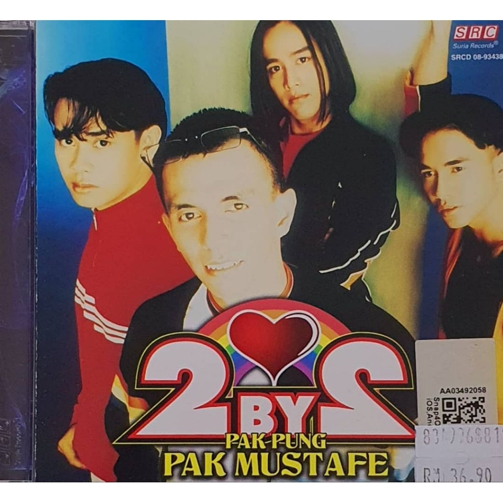 ซีดีเพลง - 2 By 2 Pak Pung Pak Mustafe