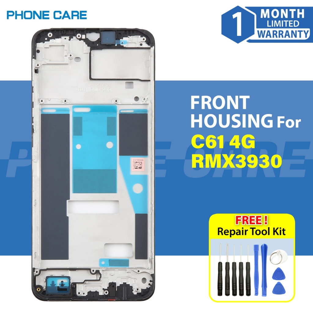 PhoneCare กรอบ LCD สําหรับ REALME C61 4G RMX3930, ตัวเรือนด้านหน้า