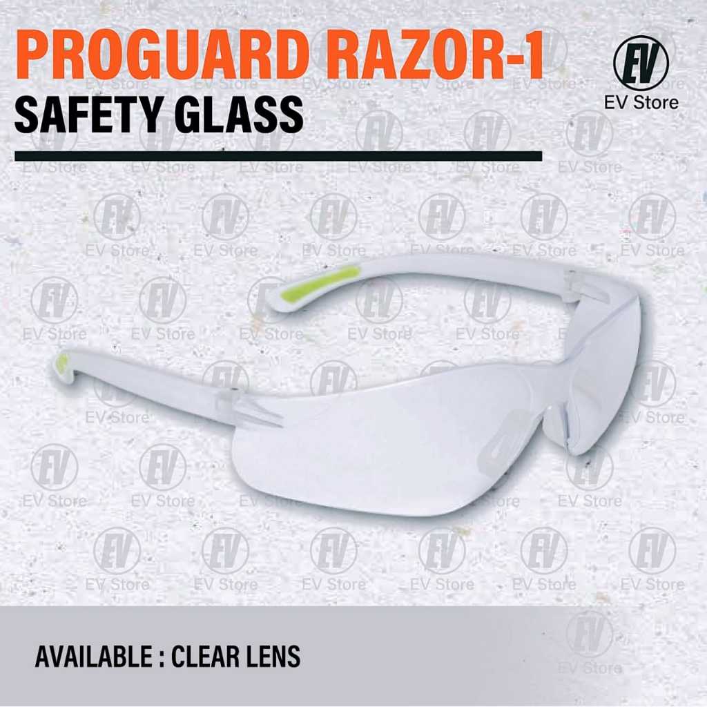 Proguard Safety Glass Razor เลนส์ใส PPE