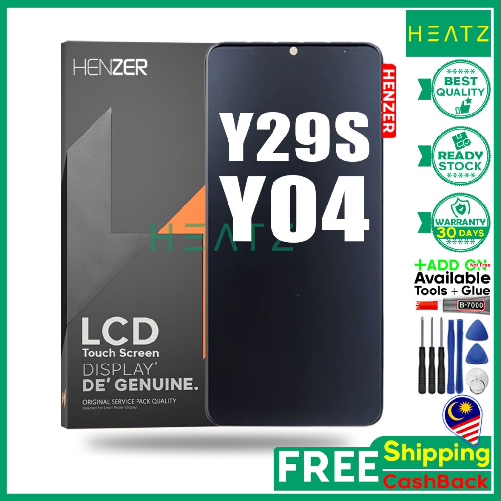ORG HENZER LCD สําหรับ VIVO Y04 Y19 5G/ Y19S Y19E Y29E Y29T 5G GT T4 LITE 5G IQ Z10 LITE/ Y29 Y28 4G