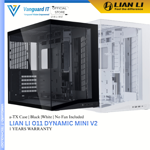 LIAN LI O11 DYNAMIC MINI 2 ( สีดํา / สีขาว ) MATX/ATX/ITX CASING