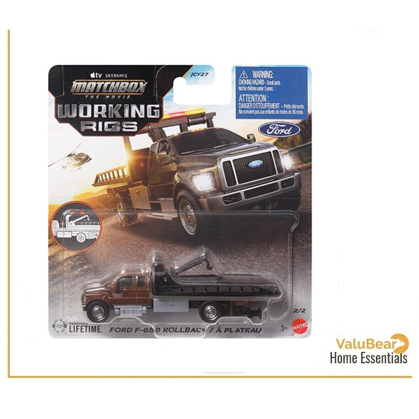 Matchbox The Movie Working Rigs Ford F-650 Rollback 2026 Series 2 Diecast (อายุ 3+)