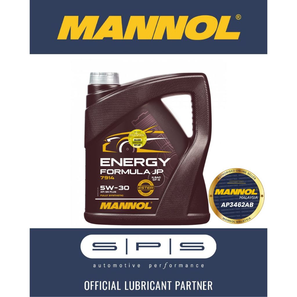 MANNOL Energy Formula JP 5W-30 4L น้ํามันเครื่อง HC สังเคราะห์แท้ (HC+Ester) MN7914