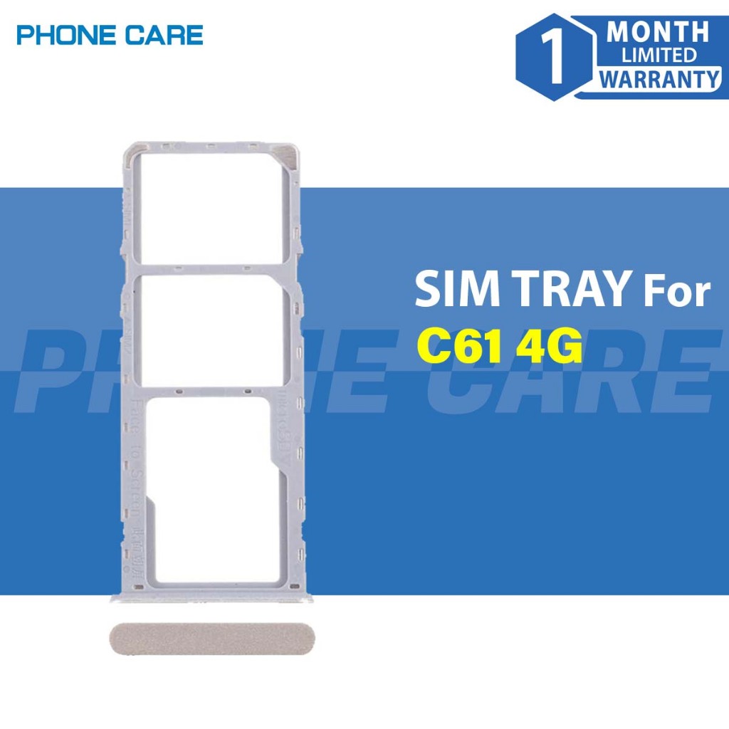PhoneCare ถาดซิมสําหรับ REALME C61 4G RMX3930, ที่ใส่ซิมการ์ด