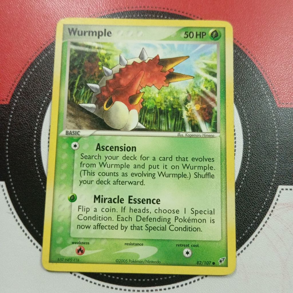 Pokemon TCG - Wurmple 82/107 - EX Deoxys (ทั่วไป)