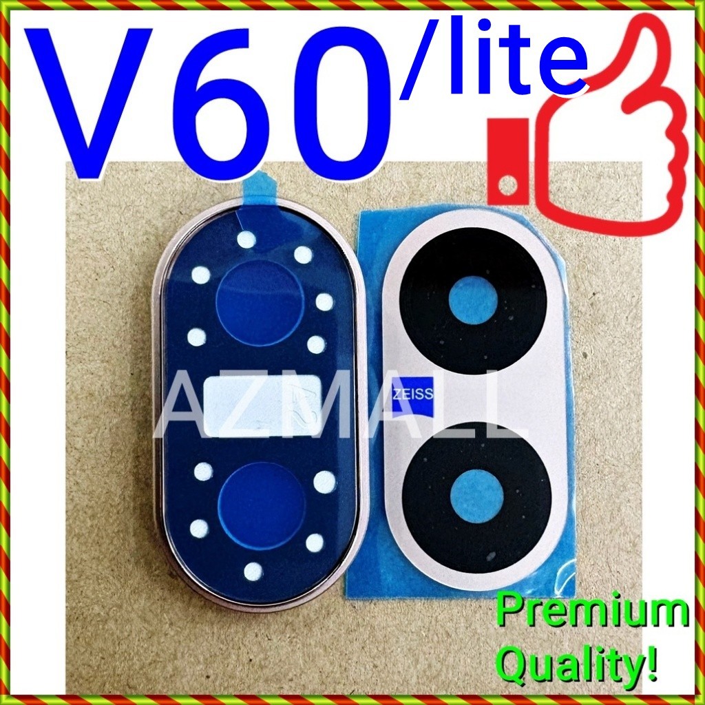 (เปลี่ยนกระจกแตก) ใหม่กรอบฝาครอบเลนส์กล้องด้านหลังสําหรับ Vivo V60 / V60 lite 5G / V2511