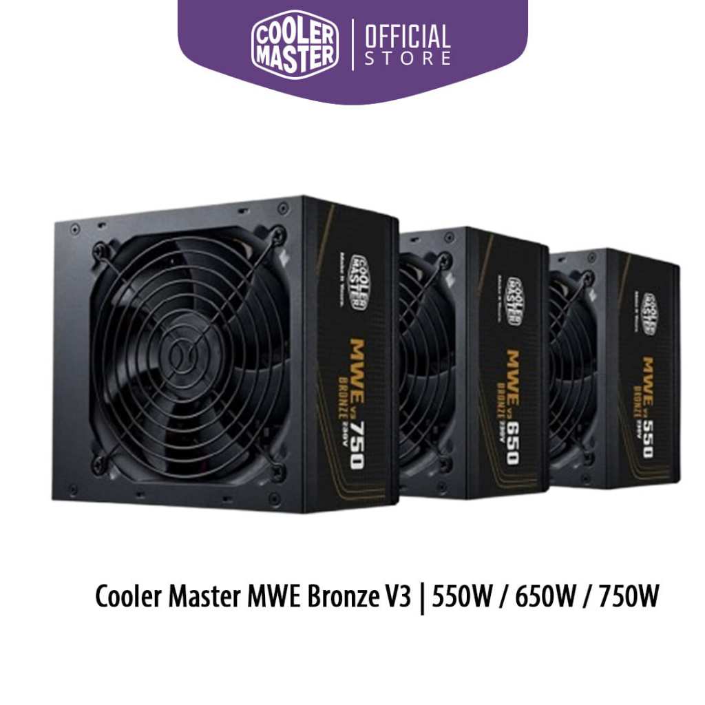 คูลเลอร์มาสเตอร์ MWE Bronze V3 550W / 650W / 750W