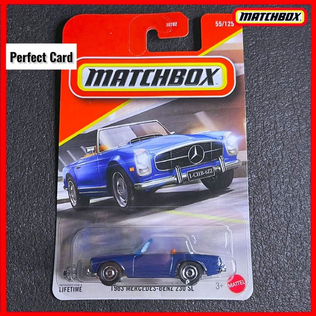 Matchbox Mercedes Benz 230 SL 1963 สีฟ้า 2026 Matchbox คลาสสิก Mercedes-Benz SL 230 Diecast Blue Mer