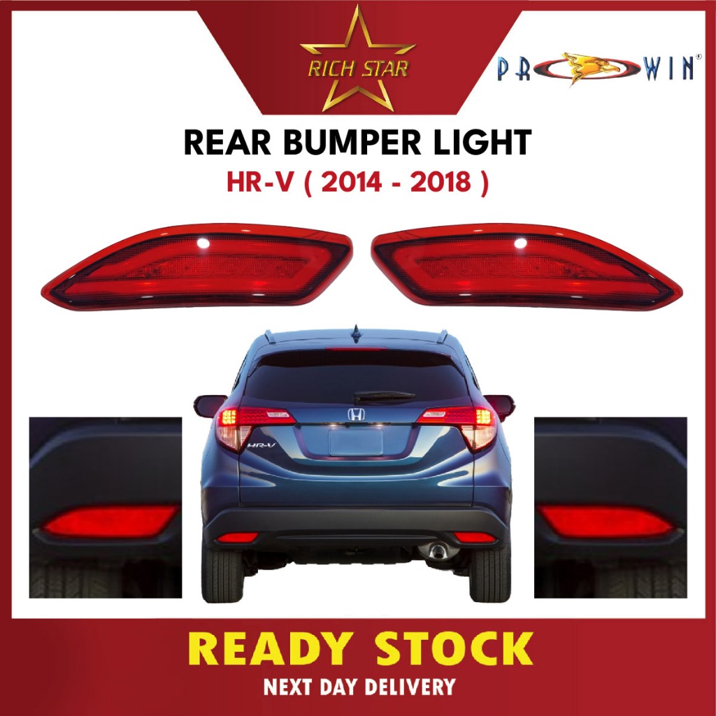 Honda HRV HR-V ( 2014 -2018 ) กันชนหลัง LED Light Bar / Bar Lampu LED Bampar Belakang