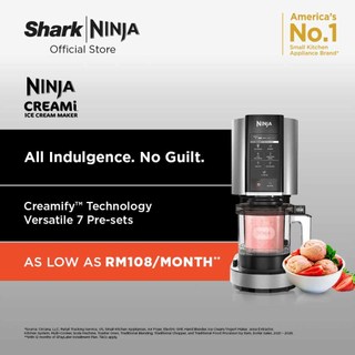 Ninja CREAMi Ice Cream & Dessert Maker, 3 Tubs, 7 Programs: Gelato, Sorbet, Smoothie Bowl, Milkshakes & more - NC300