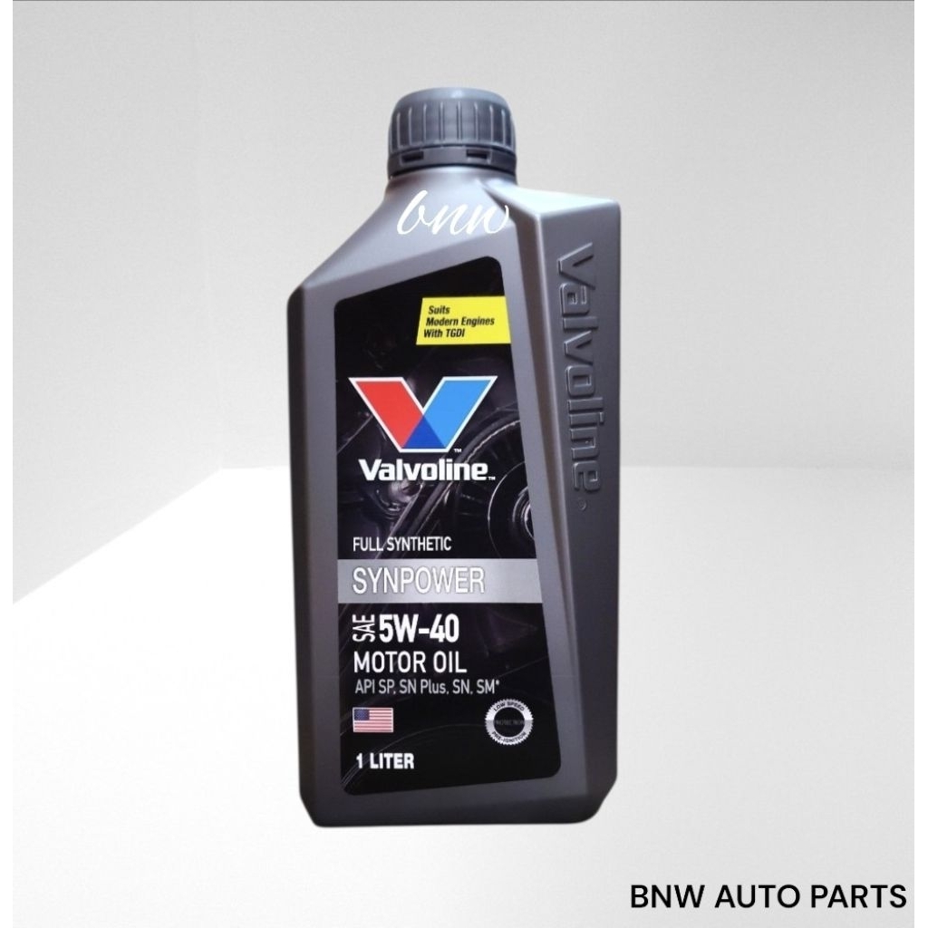 VALVOLINE SYNPOWER 5W40 1L สังเคราะห์เต็มรูปแบบ