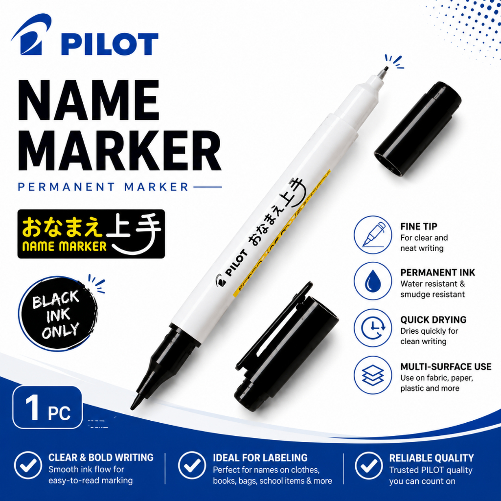 PILOT Name Marker (หมึกดําเท่านั้น)