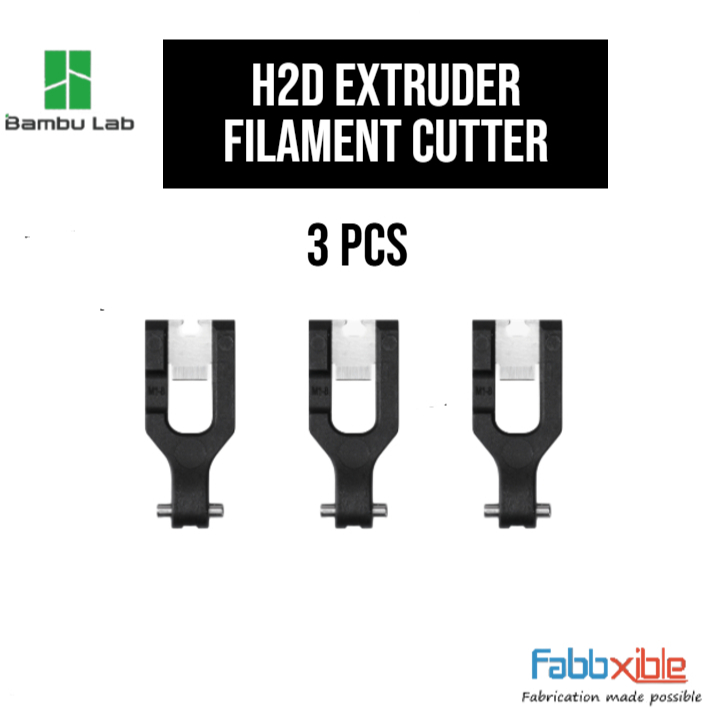 Bambu Lab H2D Extruder Filament Cutter Replacement (3 ชิ้น)
