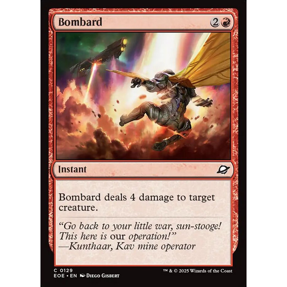 MTG: (EOE) C 129 - ขอบการ์ดเดี่ยว Bombard