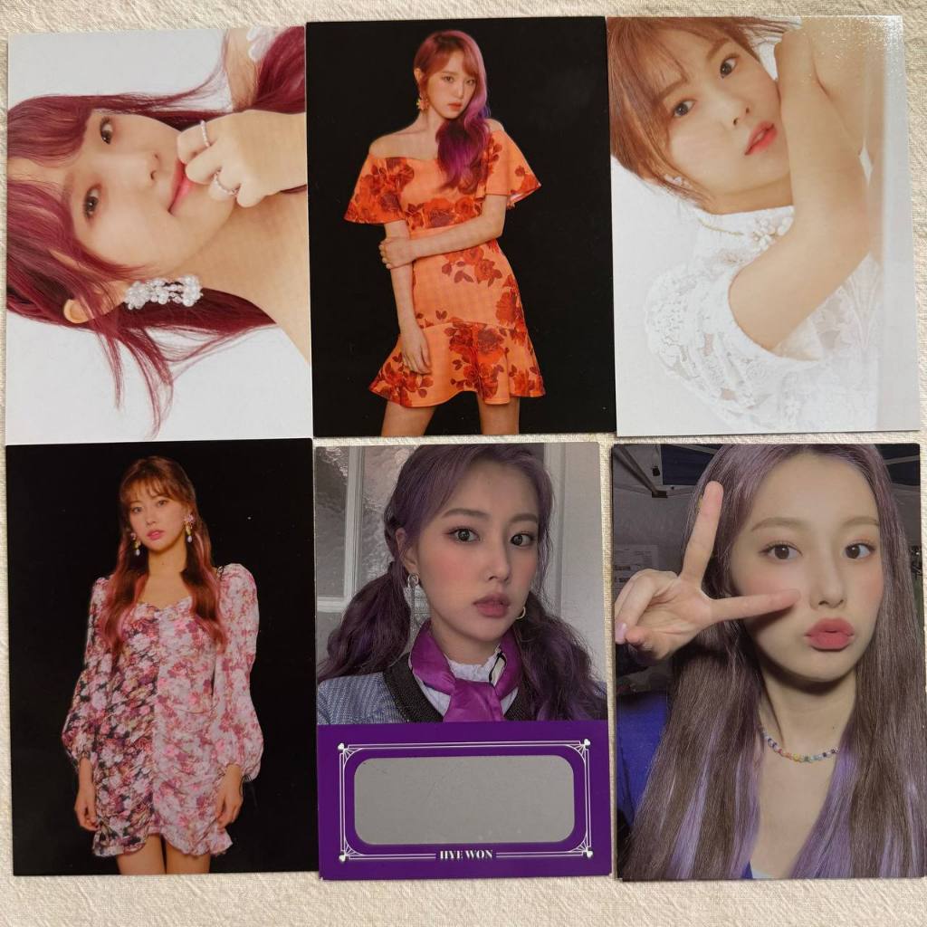 IZ*ONE Bloom*IZ Oneiric Dairy One-ReelerPostcard Message Card - Yena Hyewon