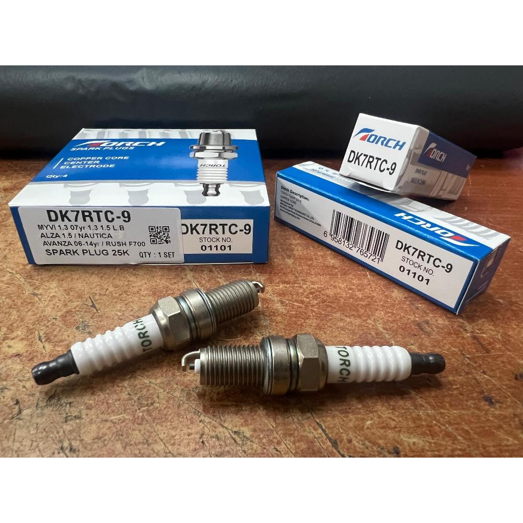 DK7RTC-9 SPARK PLUG TORCH - MYVI 2007-2017yr ALZA 2009-2022yr NAUTICA AVANZA F601 F602 RUSH F700