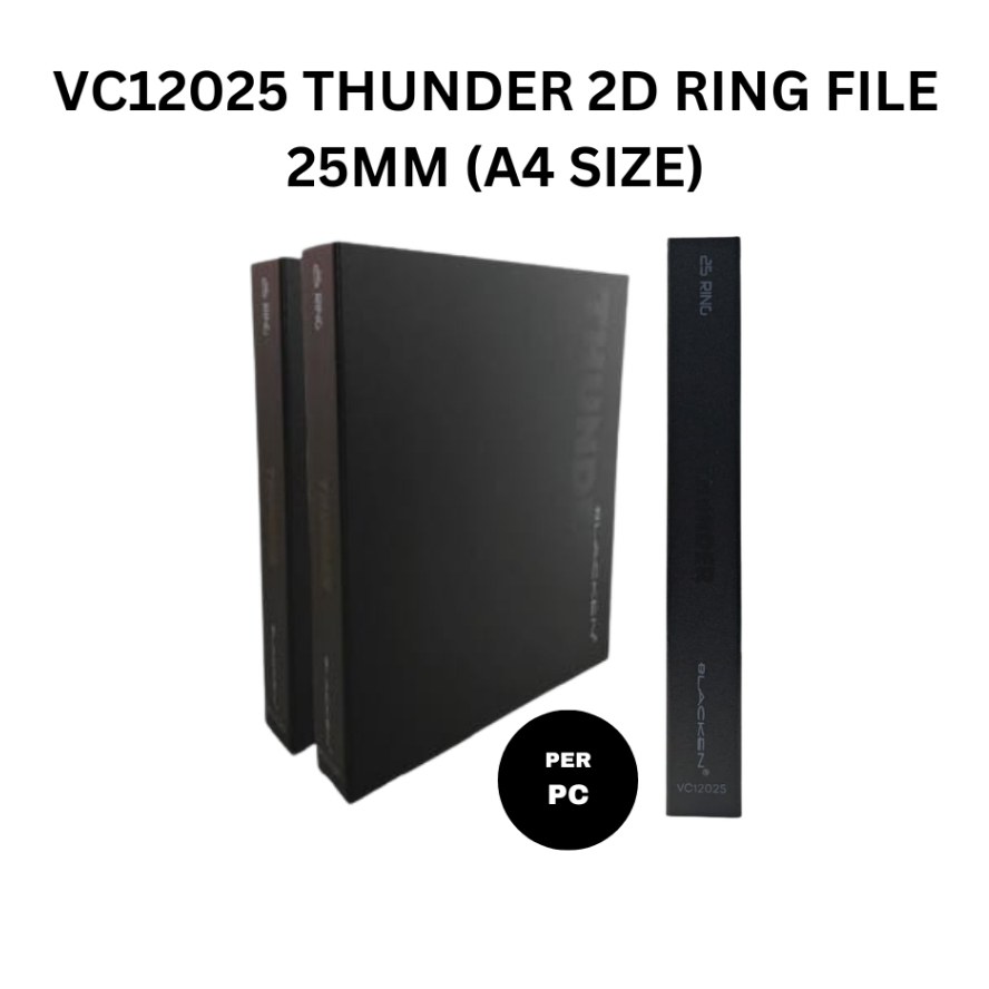 แฟ้มแหวน Thunder 2D A4 ขนาด VC12025 / VC12040