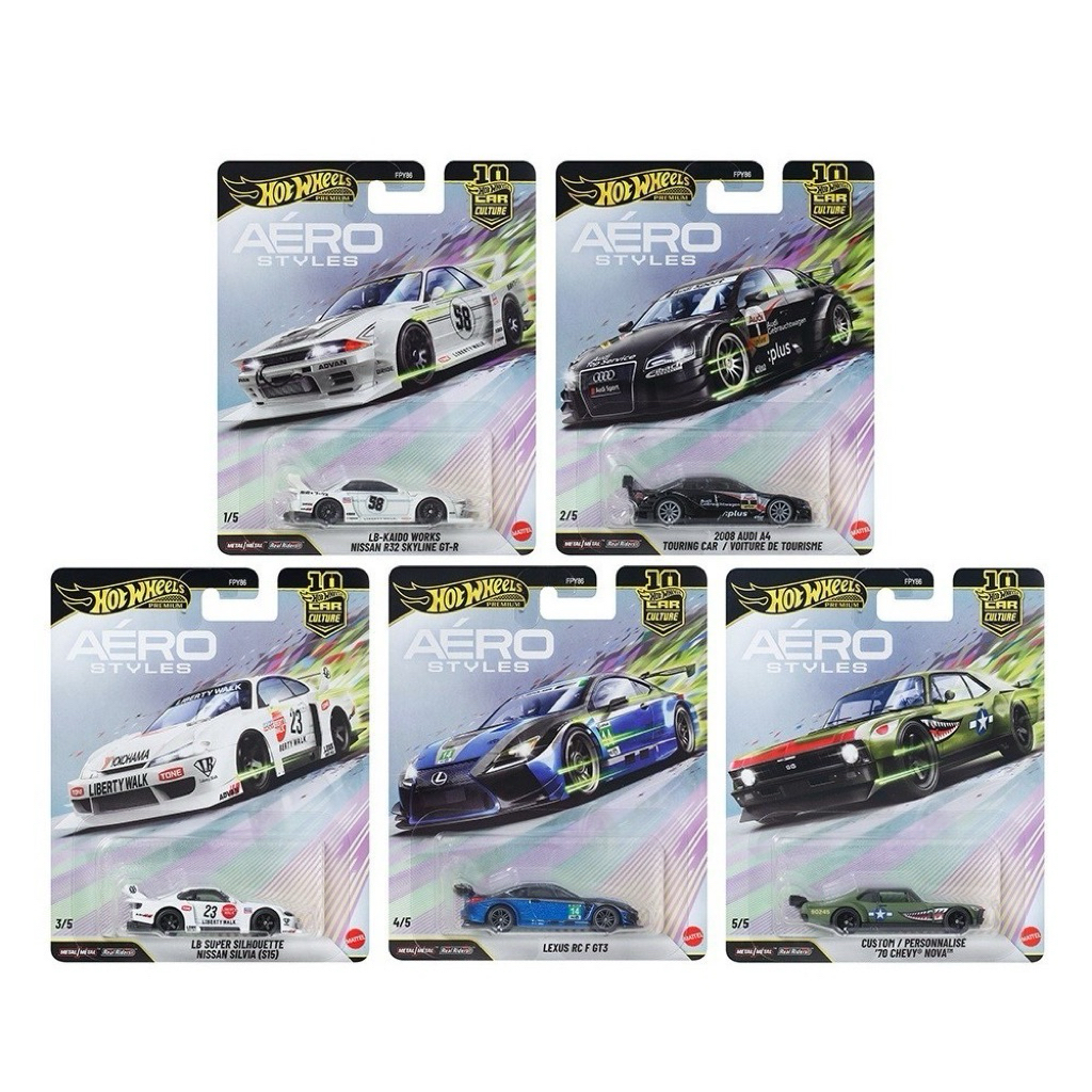 Hot Wheels Aero Styles Hot Wheels Aero Style Hot Wheels Premium