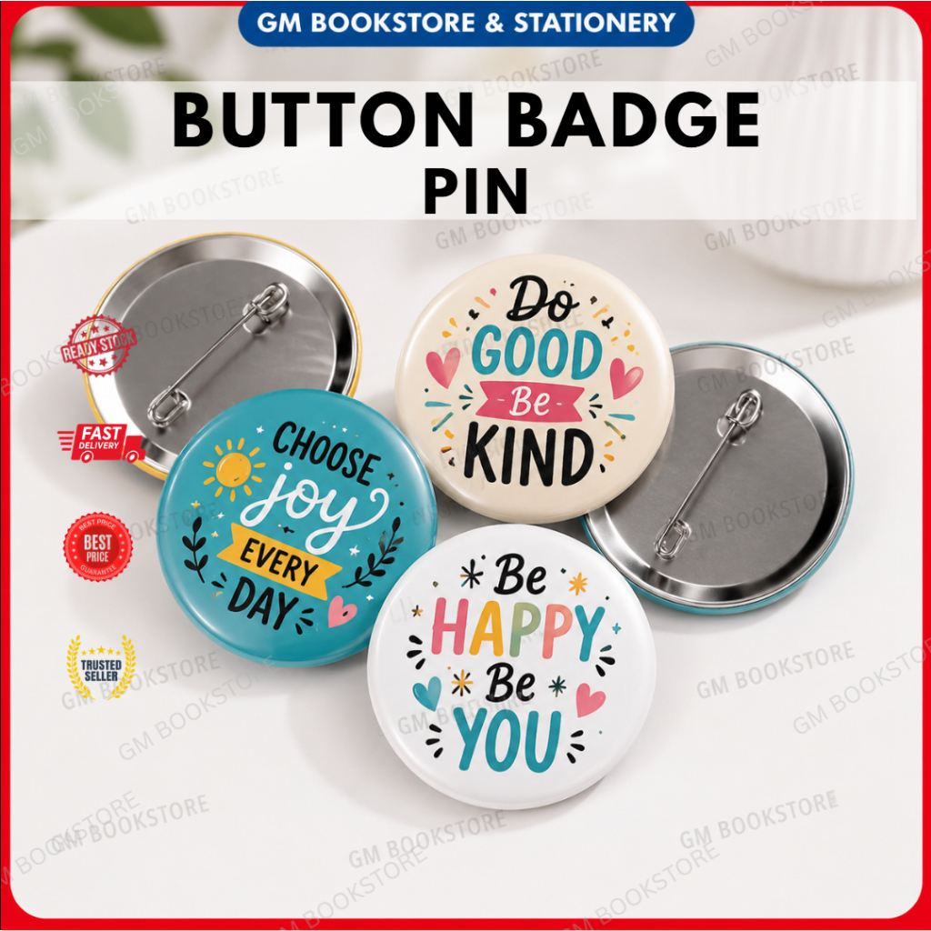 ปุ่ม BADGE CUSTOM PIN / ปุ่ม BADGE PIN / ปุ่ม BADGE / ปุ่ม BADGE