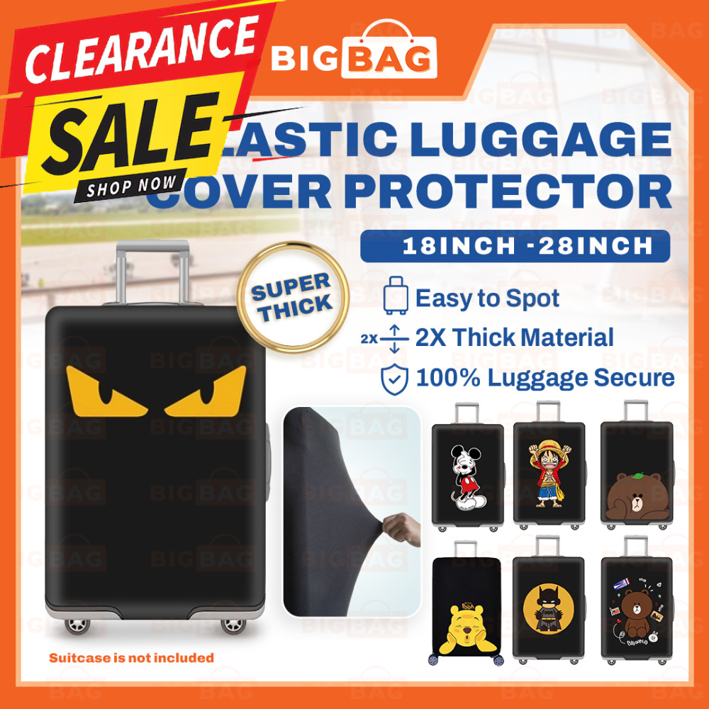 ฝาครอบกระเป๋าเดินทาง Protector Sarung กระเป๋าเดินทาง Protector Sarung Beg กระเป๋าเดินทางหนากระเป๋าเด