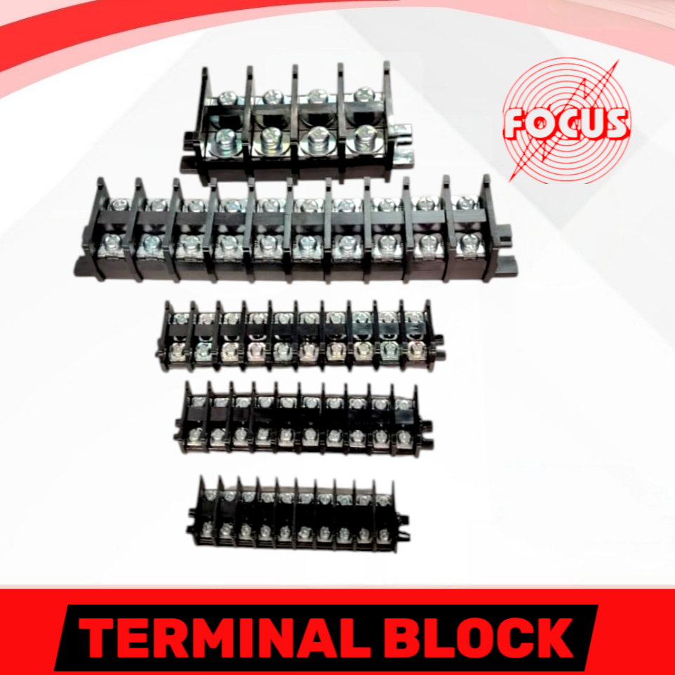 TERMINAL BLOCK TB10 (10A) / TB20 (20A) / TB30 (30A) & 10A / 20A / 30A END PLATE