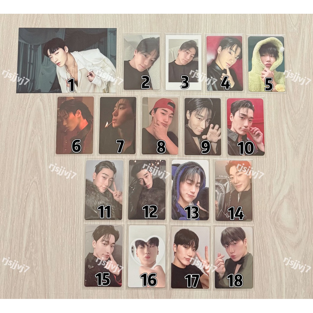 ATEEZ SAN โปสการ์ดอย่างเป็นทางการ / โพลารอยด์โฟโต้การ์ด / โฟโต้การ์ด / POB