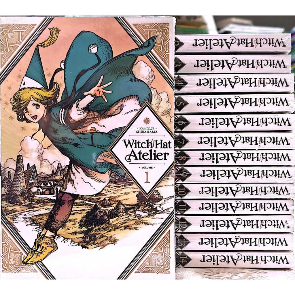 WITCH HAT ATELIER (ENGLISH COMIC) MANGA VOL 1-14 SET (14 CPS) PHYSICAL BOOK