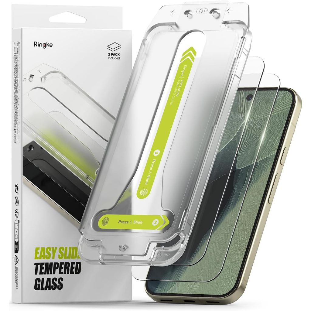 Google Pixel 11 Pro XL / 10 Pro XL / 9 Pro XL - Ringke Easy Slide 9H Premium Tempered Glass [2-Pack]