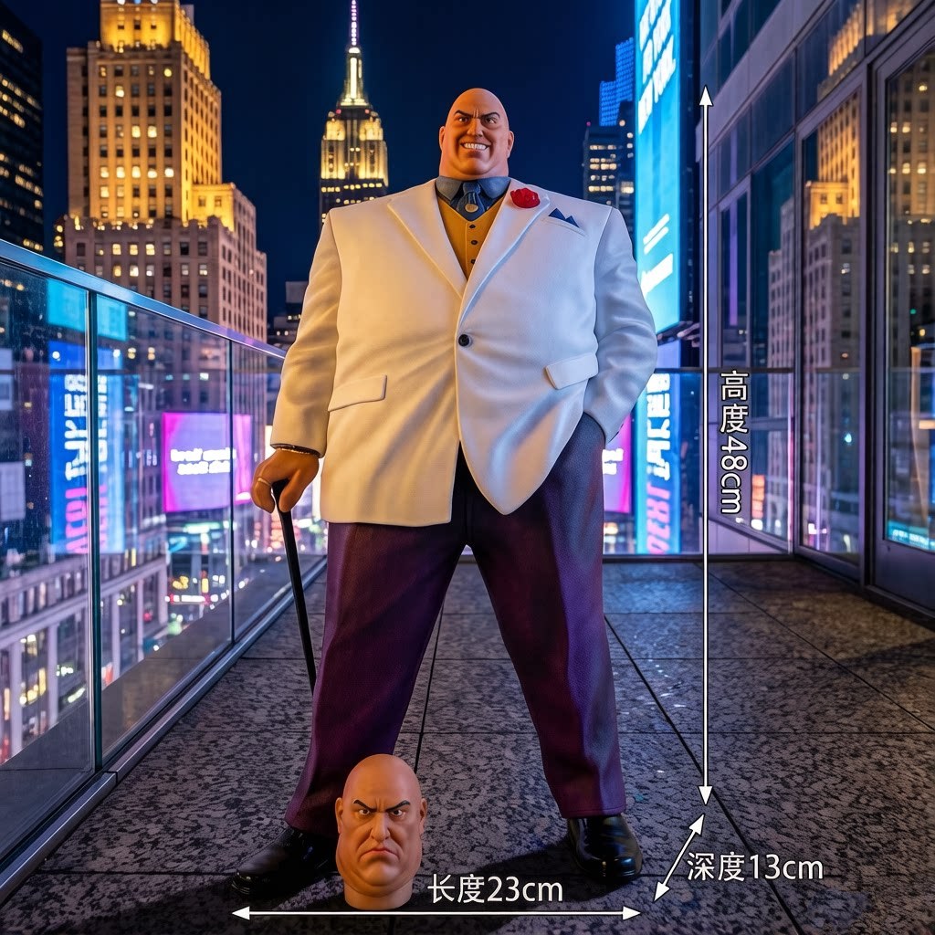 Kingpin 48 ซม. ฟิกเกอร์ PVC Marvel Comic Spider-man Peter Parker Avengers