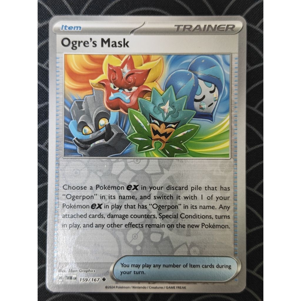 Orges Mask 159/167 RH Trainer Item Card