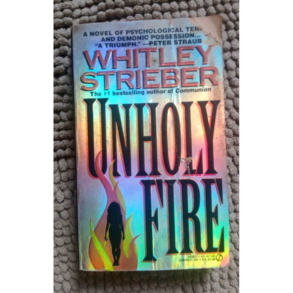 Preloved UNHOLY FIRE Whitley strieber