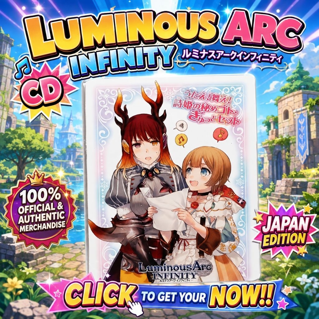 LUMINOUS ARC INFINITY : LIMITED EDITION [ CD ] AUG26 !! ️-( % official & authentic Japan edition ]