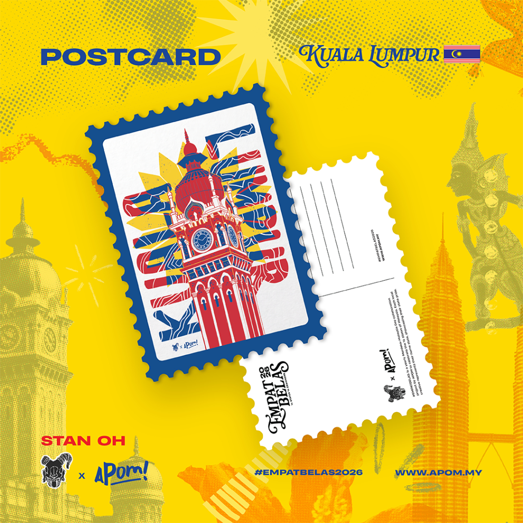 APOM Empatelas 2026 โปสการ์ด Kuala Lumpur