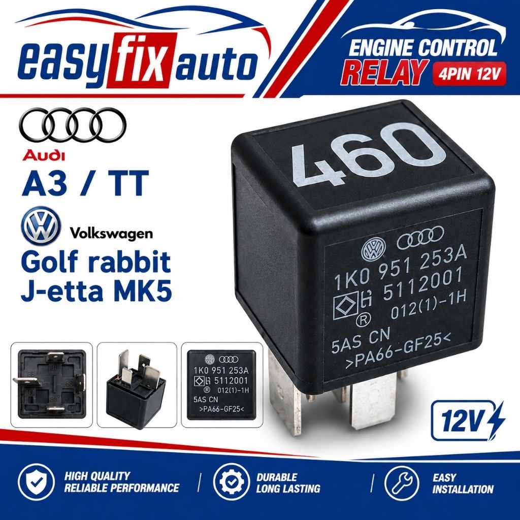 Audi A3 / TTvolkswagen Golf rabbit J-etta MK5 commousde paint control รีเลย์ 4pin 12v 1KO 951 253A /