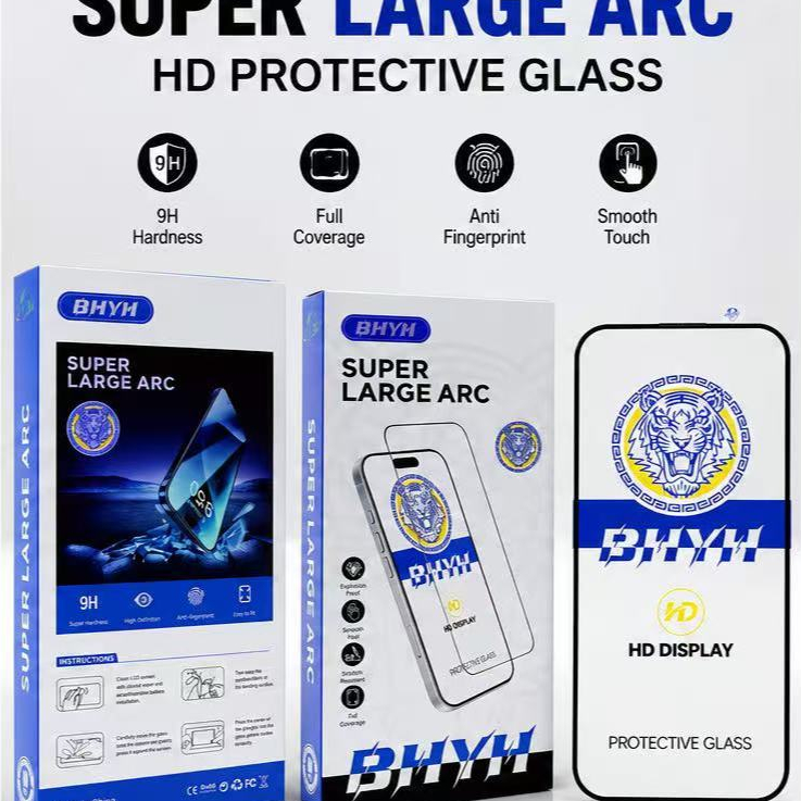 REALME 16/REALME 16T(5G)/REALME C100(5G)/REALME C100i SUPER LARGE ARC 9H TEMPERED GLASS