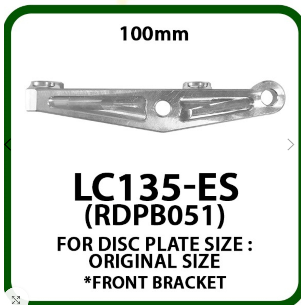 Y125 / 125Z / LC 5S RAPIDO ด้านหน้า 100 มม. Caliper Bracket (RDPB051) Heavy Duty Breket Depan สําหรั