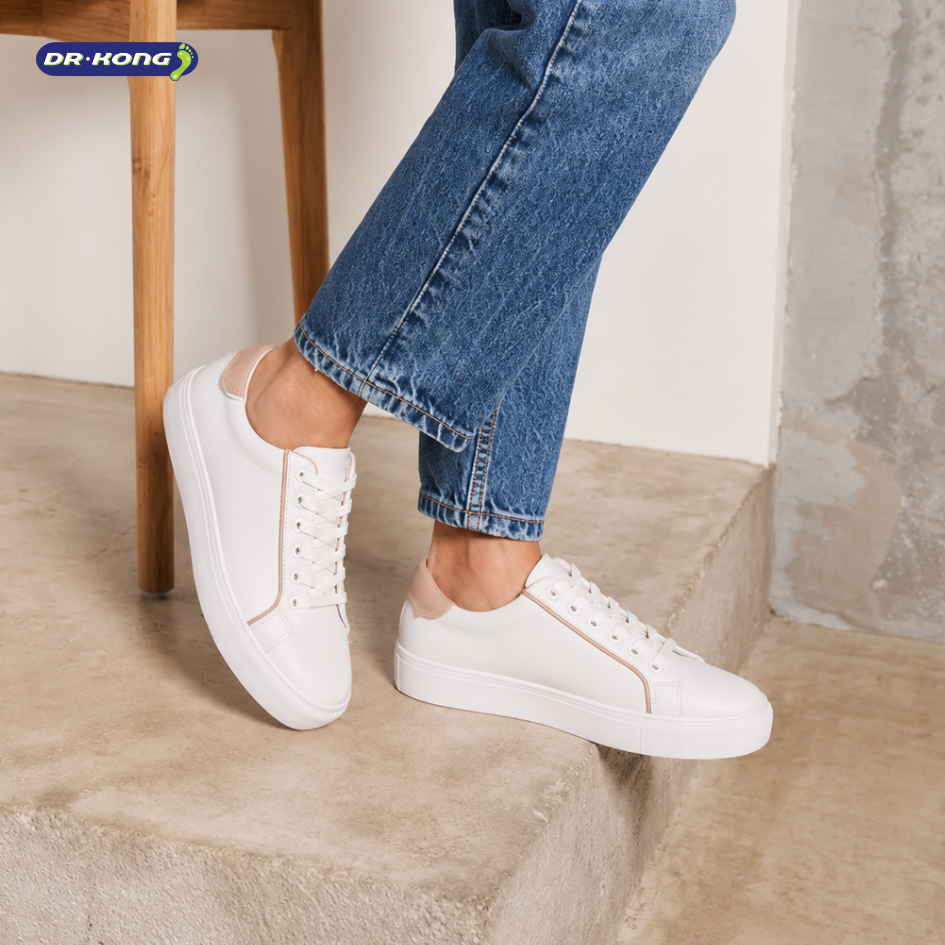 Dr Kong Women รองเท้าผ้าใบ Modern I Arch Support I Comfort รองเท้าลําลอง (DK-1W50A1002AW)