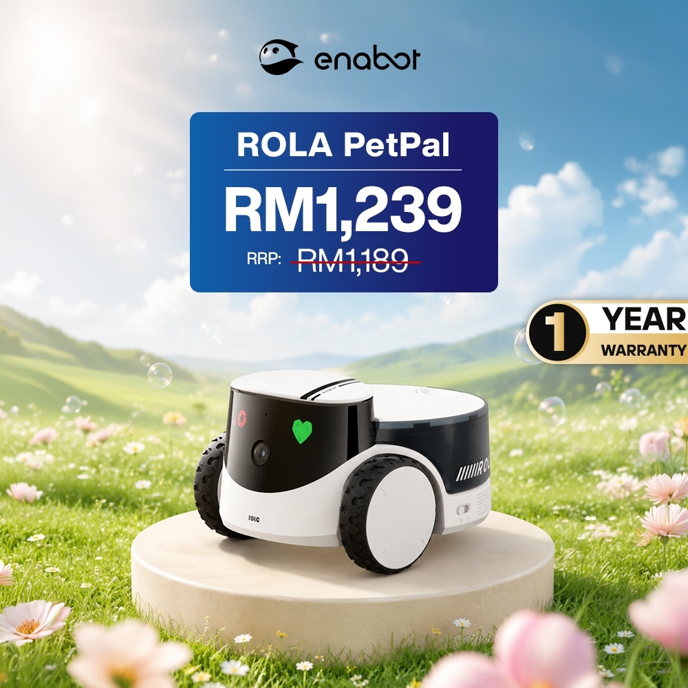 enabot ROLA PetPal หุ่นยนต์สัตว์เลี้ยง
