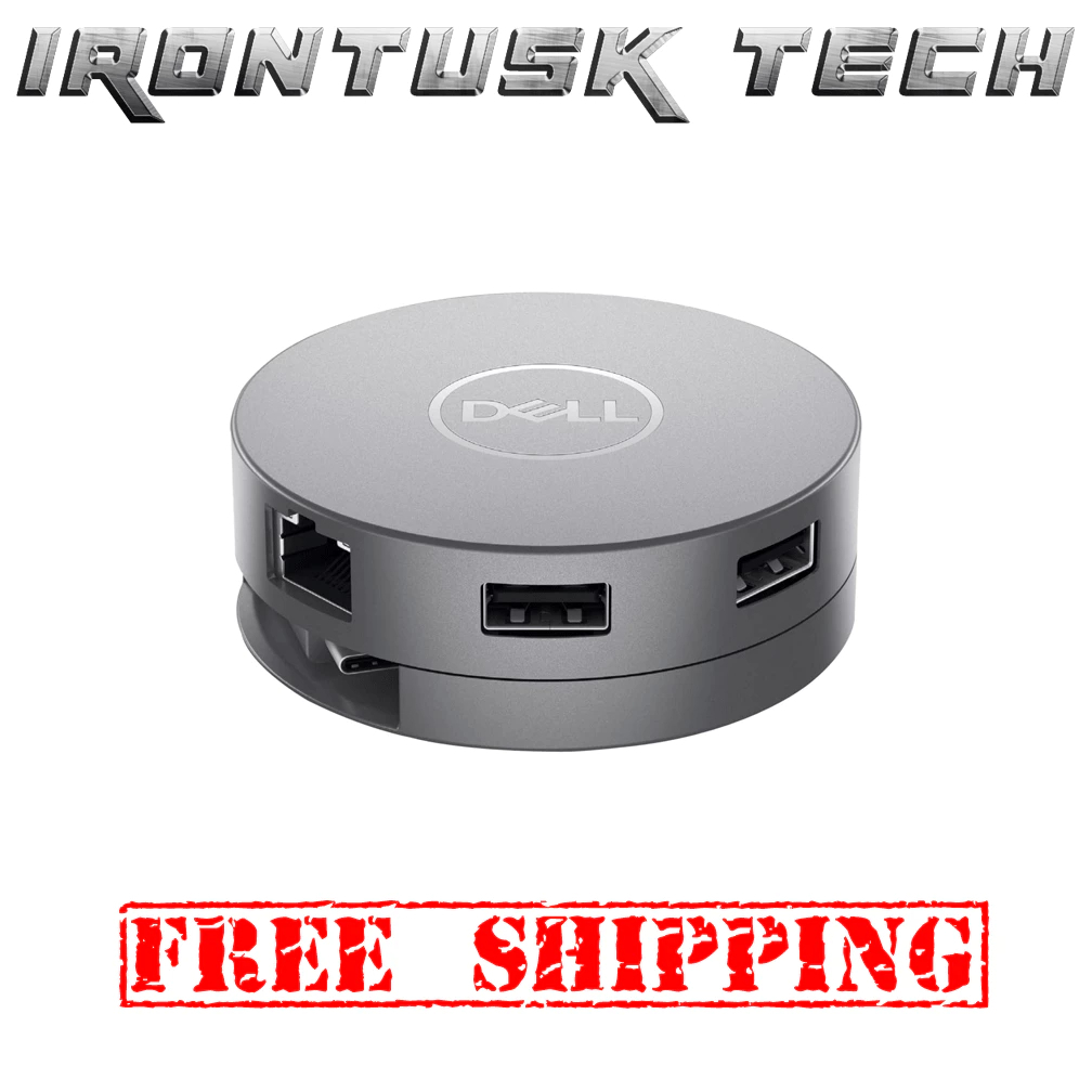 อะแดปเตอร์หลายพอร์ต USB-C ของ Dell DA305 6-in-1 พร้อมผ่านกําลัง 90W -