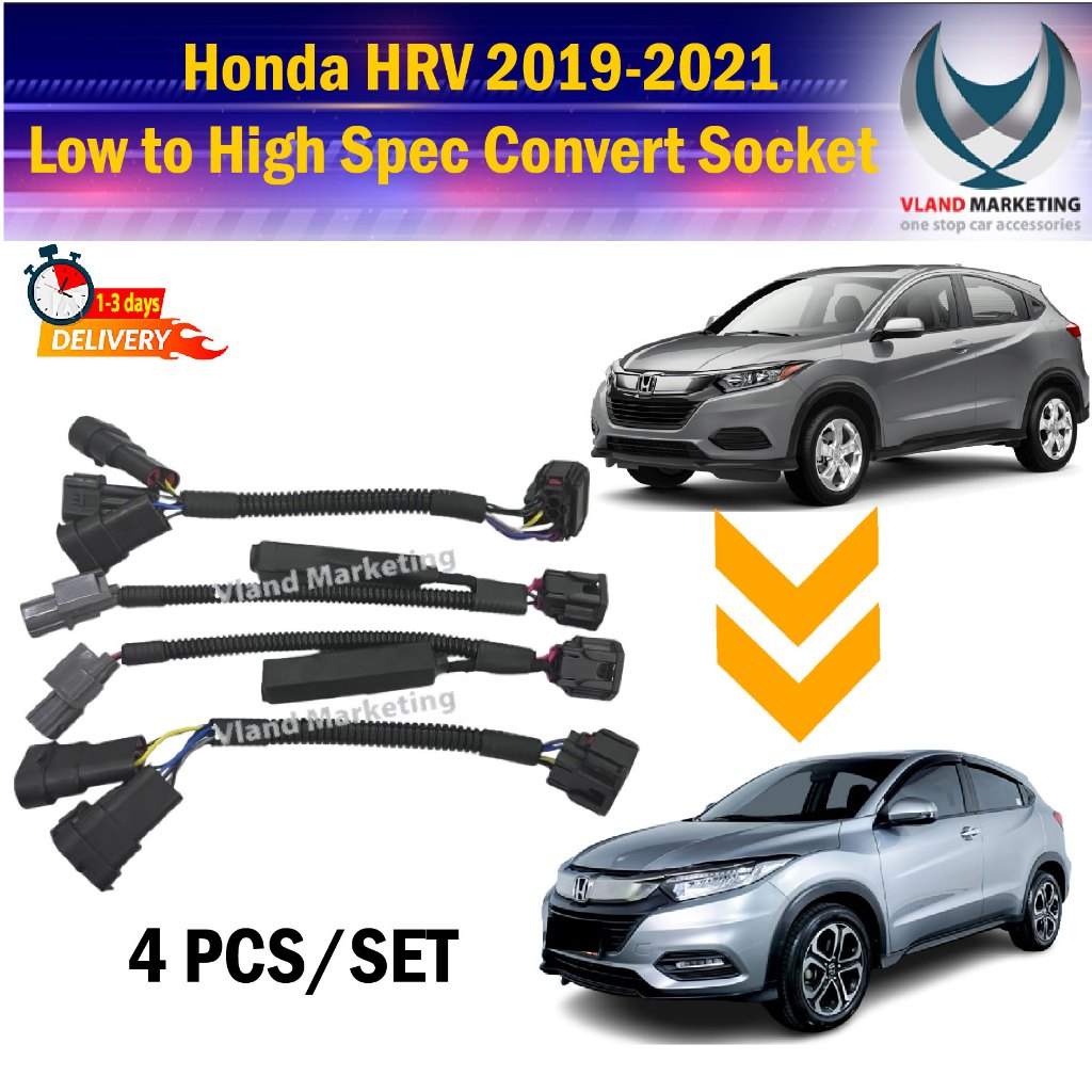 Honda HRV ไฟหน้าแปลงสายรัด Y2019-2021 Plug & Play Conversion Socket HRV 2019 2020 2021