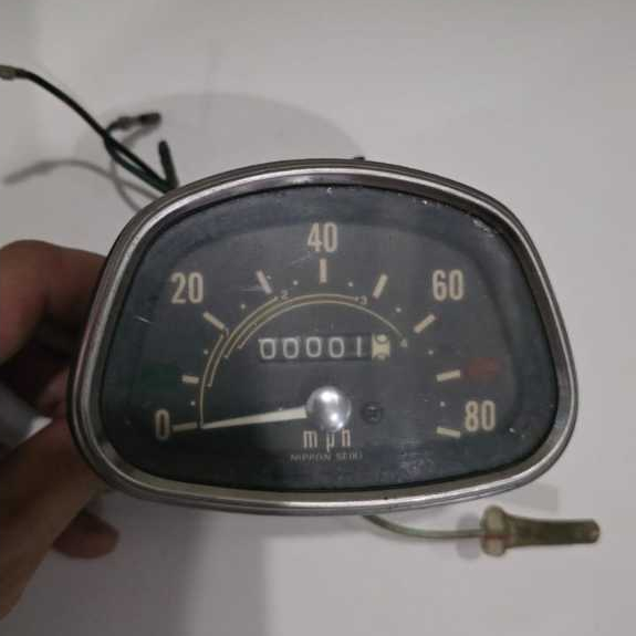 HONDA CD125 CD175 SS125 CL90 CL125 CL175 CT90 SPEEDOMETER MPH NOS Japan