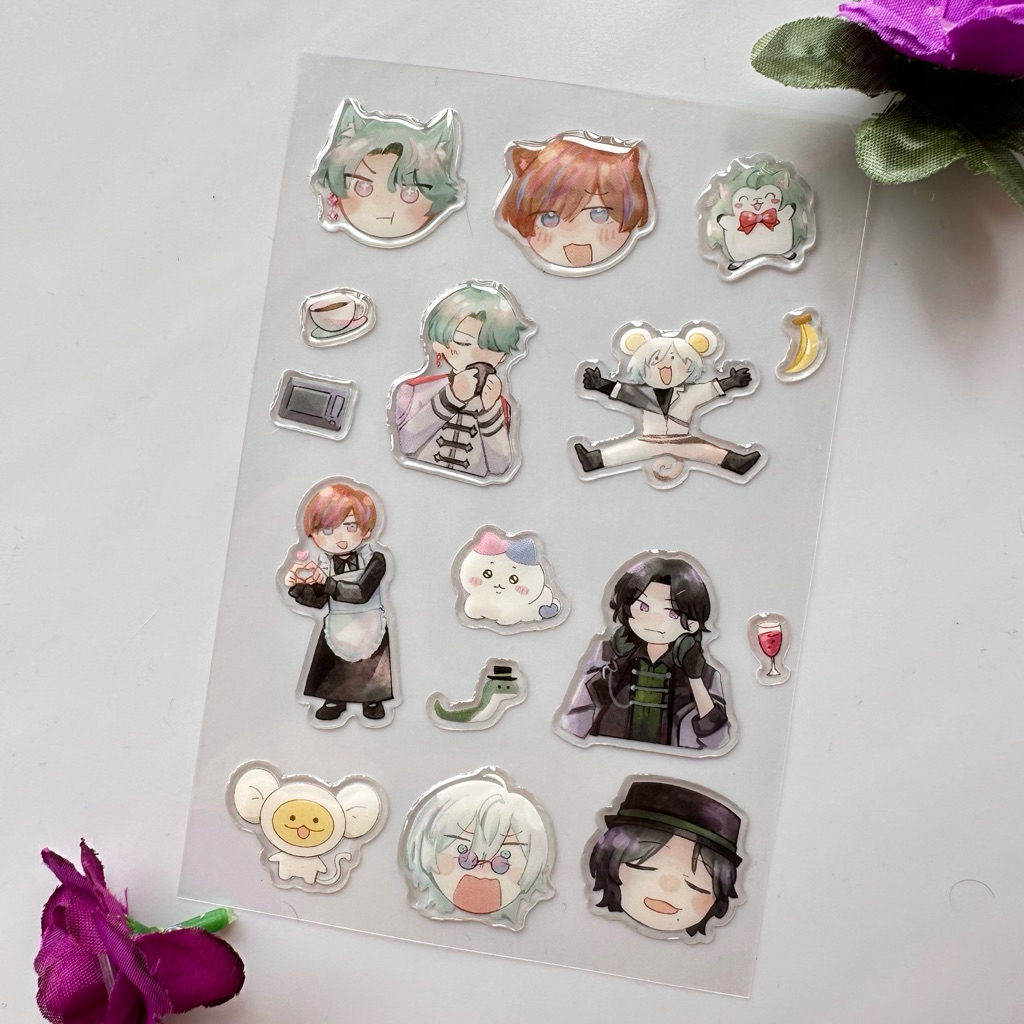 BY the Beat BTB Nijisanji EN Puffy สติ๊กเกอร์
