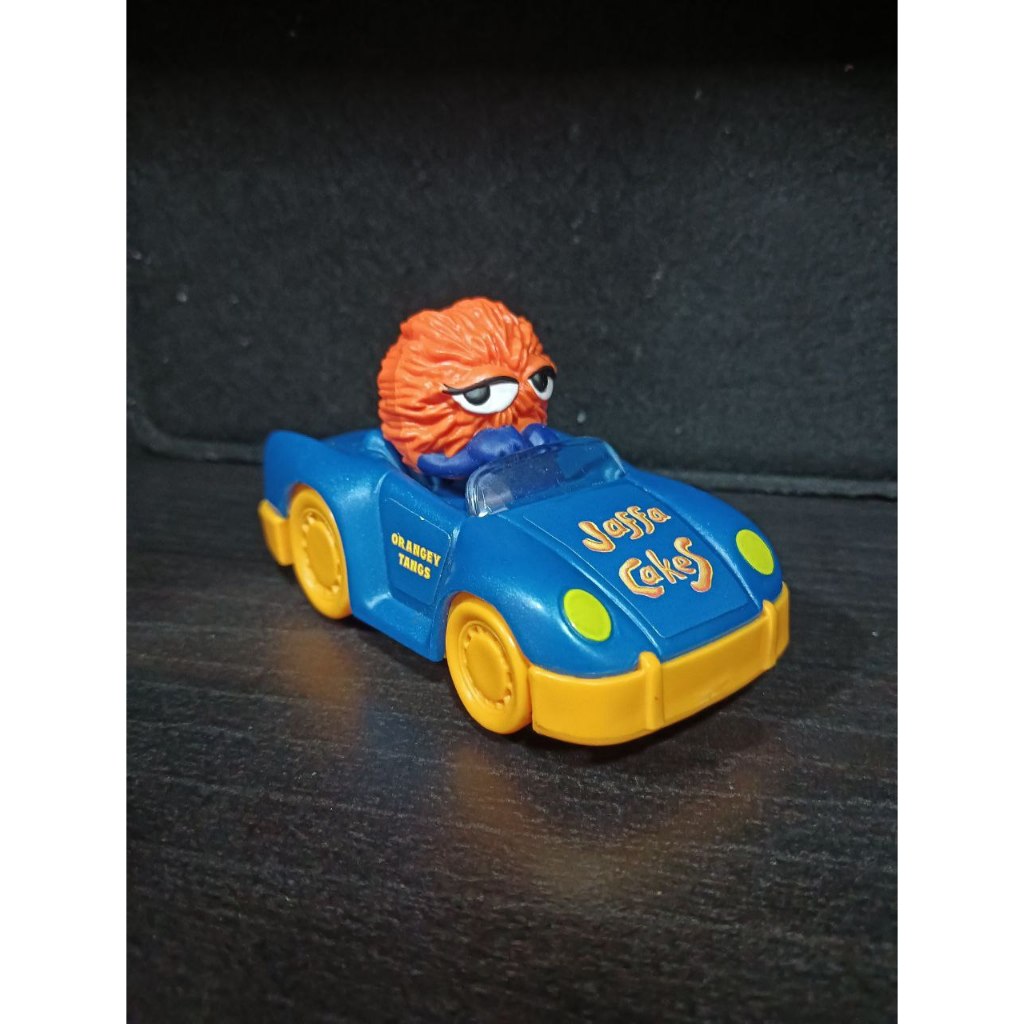 Vintage 2000 Burger King ของเล่น Orangey Tangs Mcvities Jaffa เค้กรถ