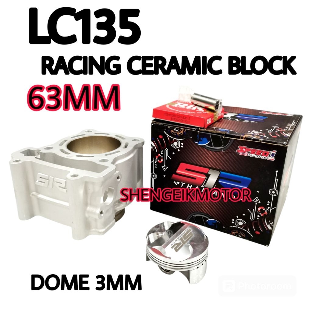 LC135 RACING BLOCK S1R 63MM 65MM DOME 3MM S1R LC135