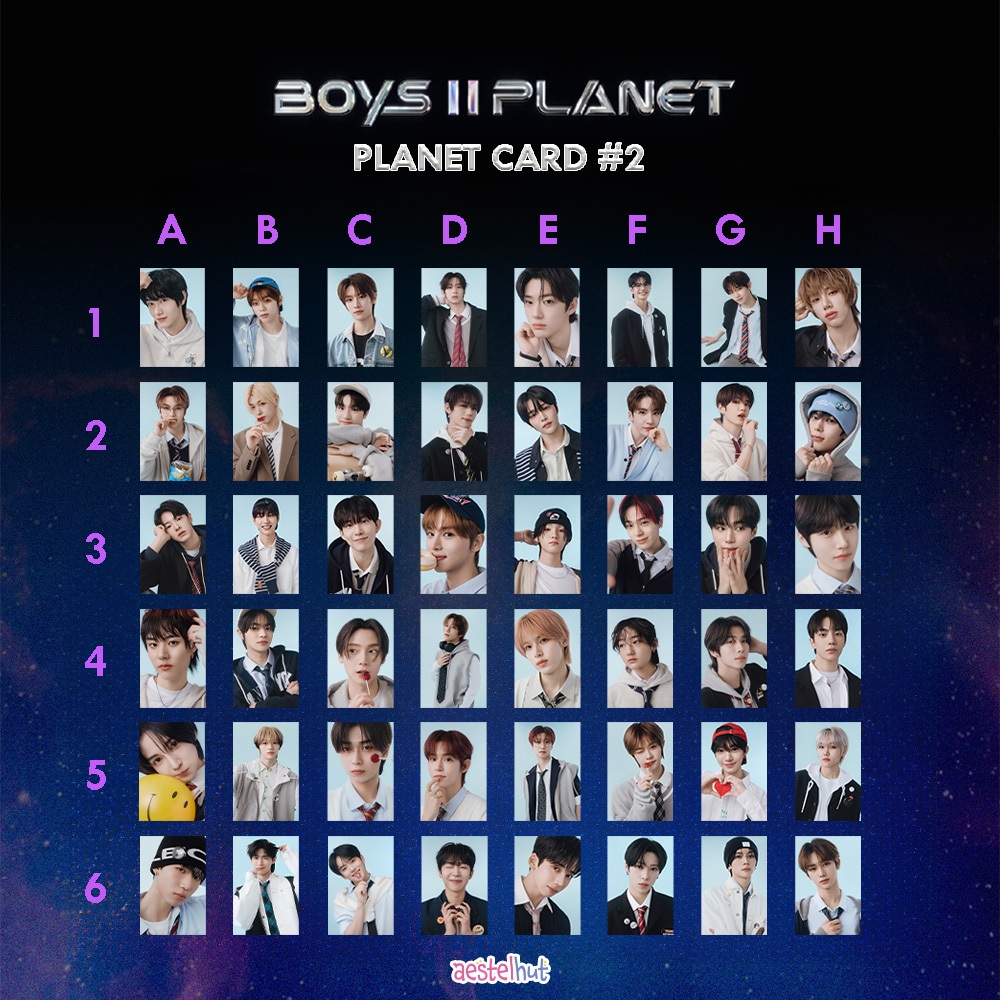 AESTEL HUT [HD] BOYS 2 PLANET - PLANET CARD 2 โฟโต้การ์ดอย่างเป็นทางการ
