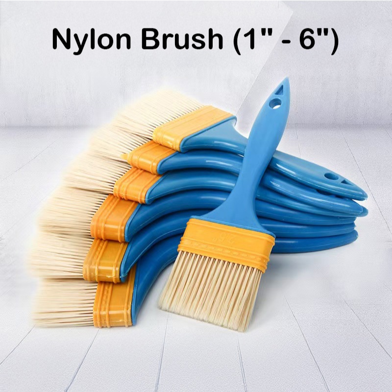 (ฮาลาล) แปรงทาสีไนลอน ขนาด: 1" - 6" Triple-Row Dense Brush Machine แทรก