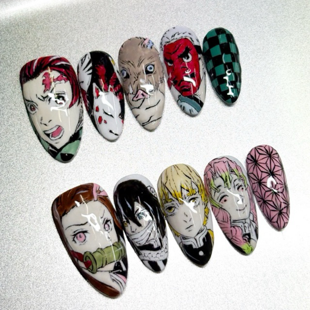 Rebelle Handmade Press-On Nails (Onitsume Collection)