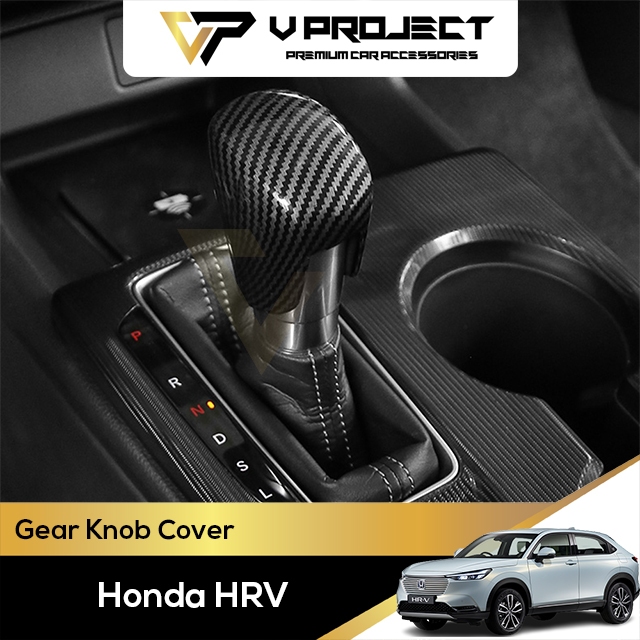Honda HRV 2022 2025 หัวเกียร์คาร์บอนตกแต่งภายในสําหรับ HRV (2022 - 2025) V โครงการรถอุปกรณ์เสริม