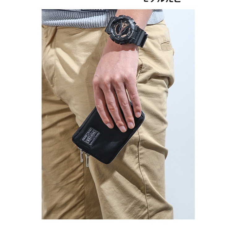 Yoshida Head Japan Porter Zip Wallet / Dompet Wallet Porter Compact Minimalist Dompet Zipper Bag